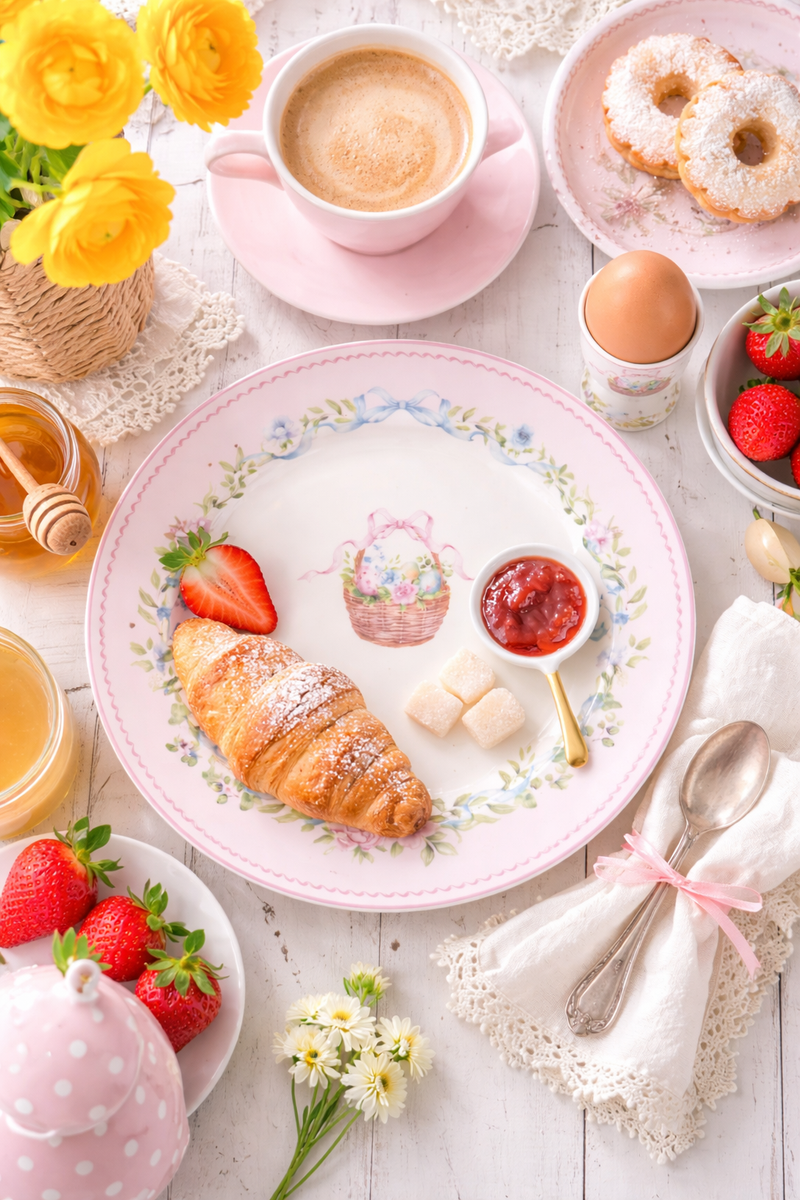 Piatto Dessert 19 cm Easter Joy Basket Isabelle Rose