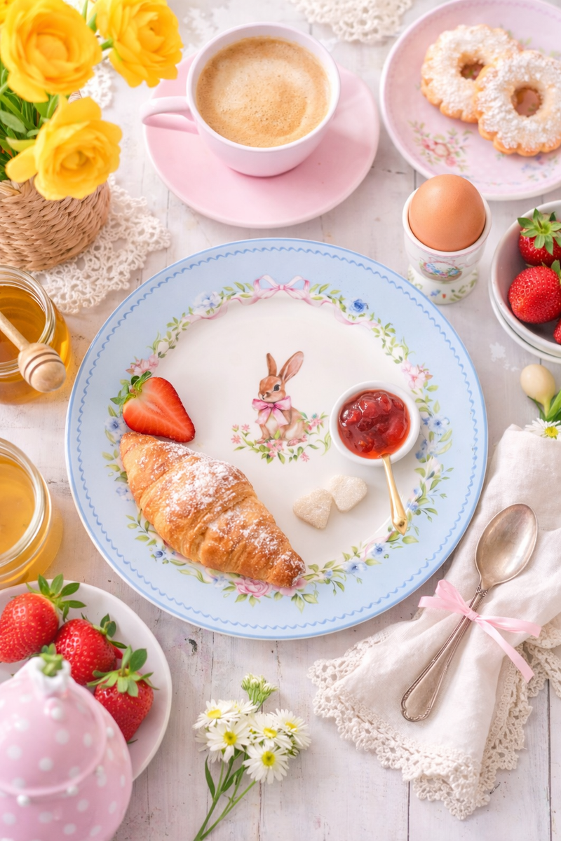 Piatto Dessert 19 cm Easter Joy Bunny Isabelle Rose