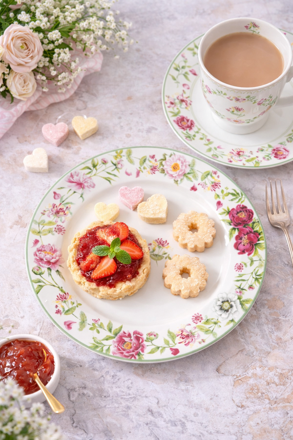 Piatto Dessert 19,5 cm Peonia Isabelle Rose