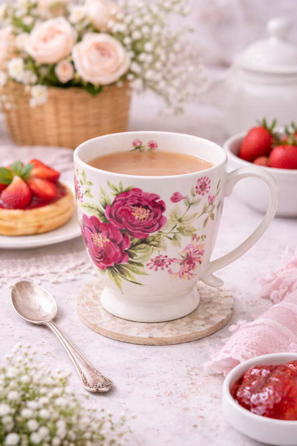 Tazza 430 ml Bouquet di Peonie Isabelle Rose