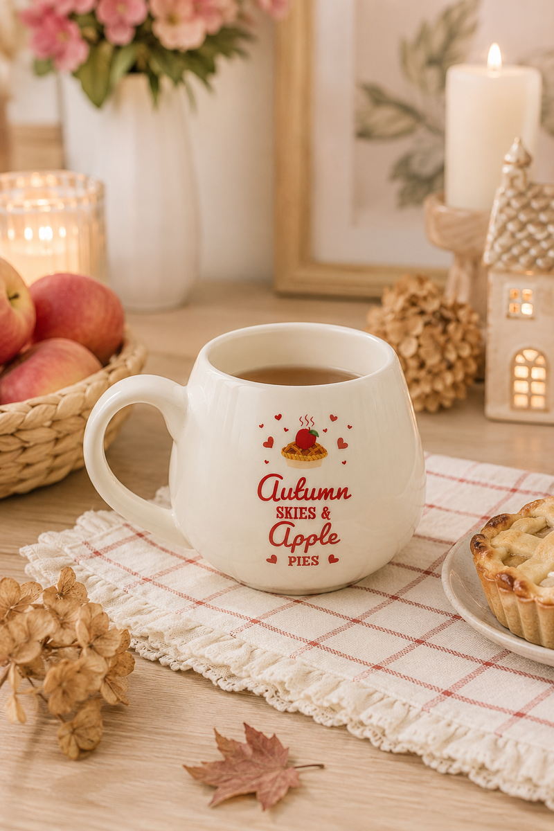 Tazza Autunnale “Cieli d’Autunno e Torte di Mele”