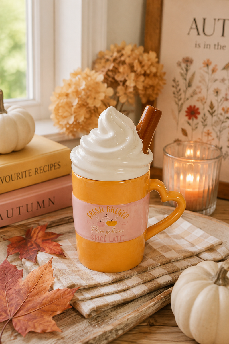 Tazza con Coperchio Pumpkin Spice Latte