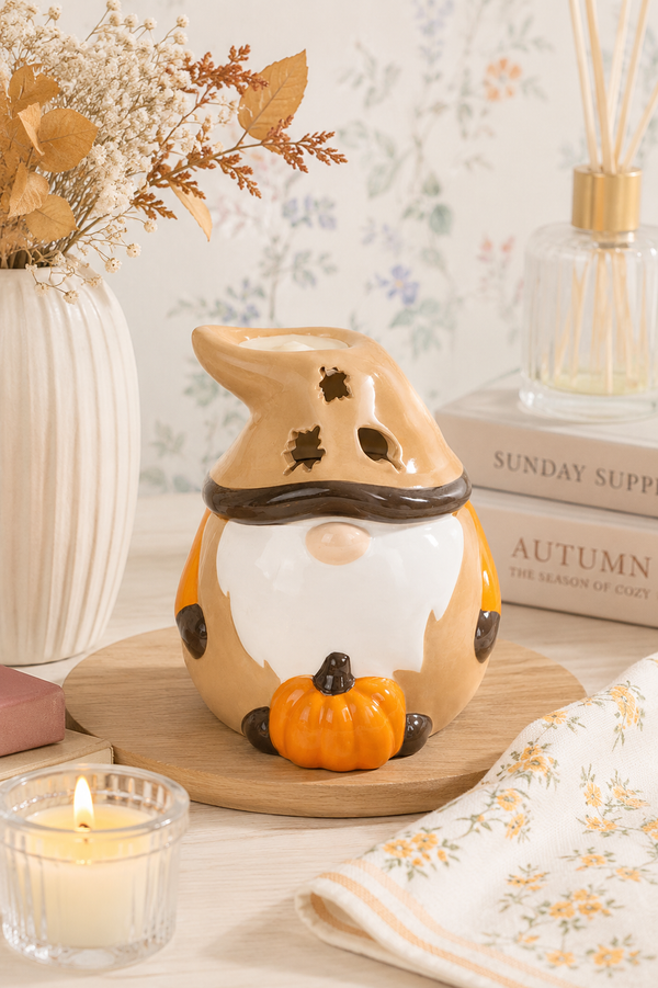 Bruciatore per oli e cere Gnomo Autunnale