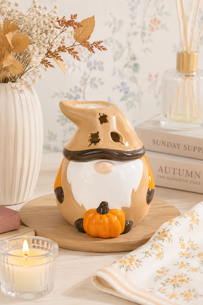 Bruciatore per oli e cere Gnomo Autunnale