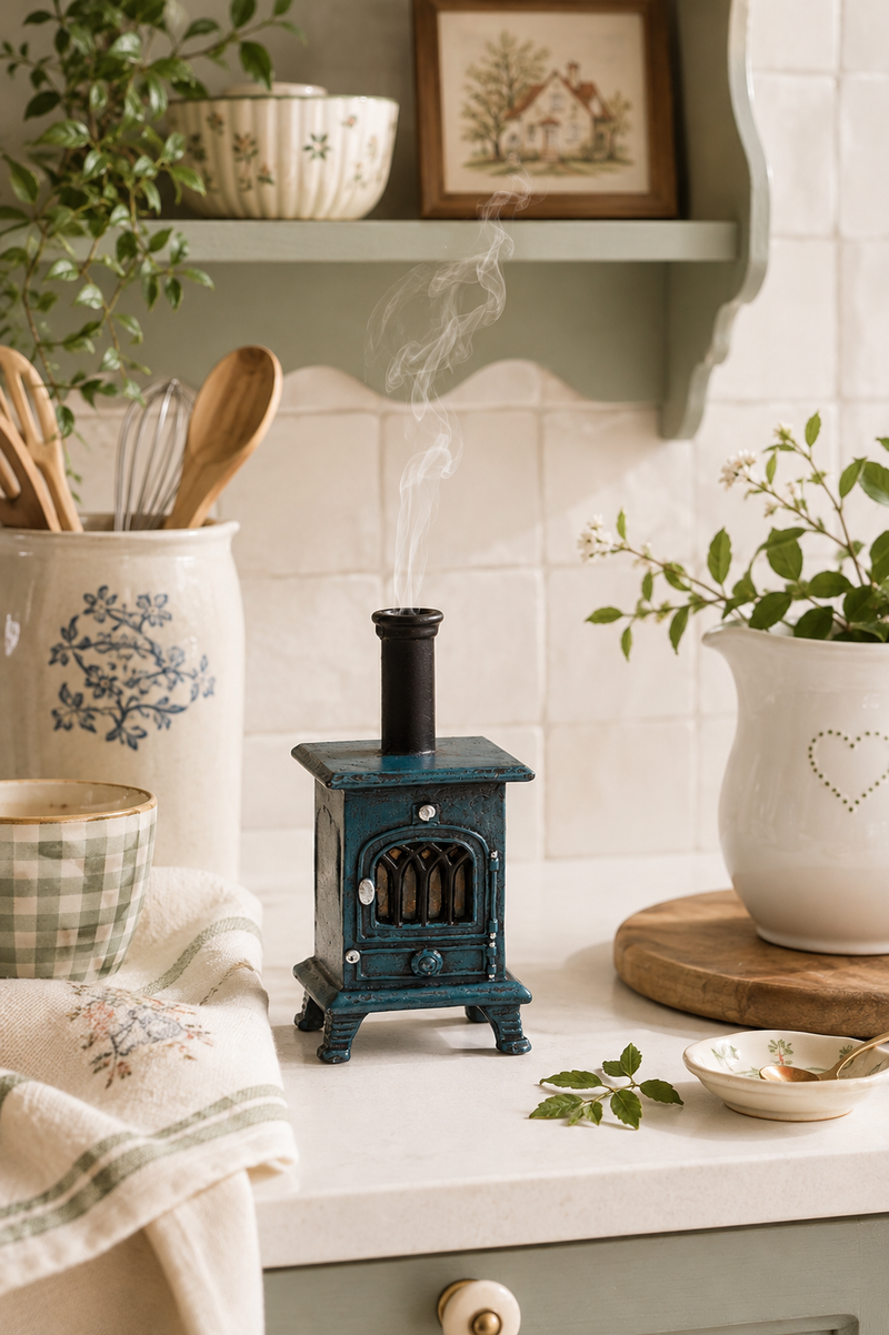 Bruciatore d'incenso - Stufetta vintage