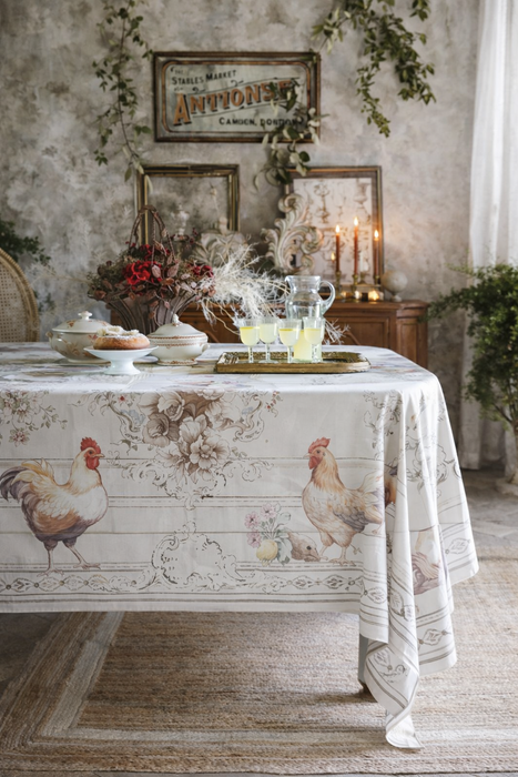 Tovaglia Coco 160 x 270 cm Blanc Mariclò