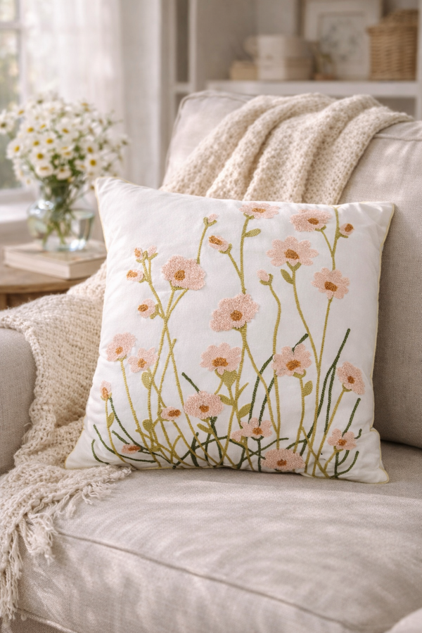 Cuscino Decorativo Floreale 45 cm Clayre & Eef