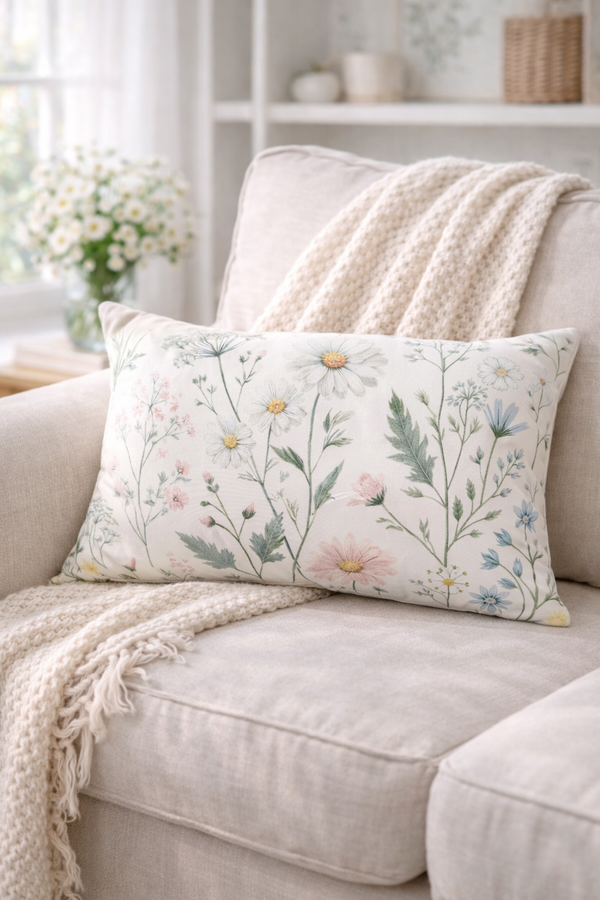 Federa Cuscino 35x50 cm Floreale Clayre & eef