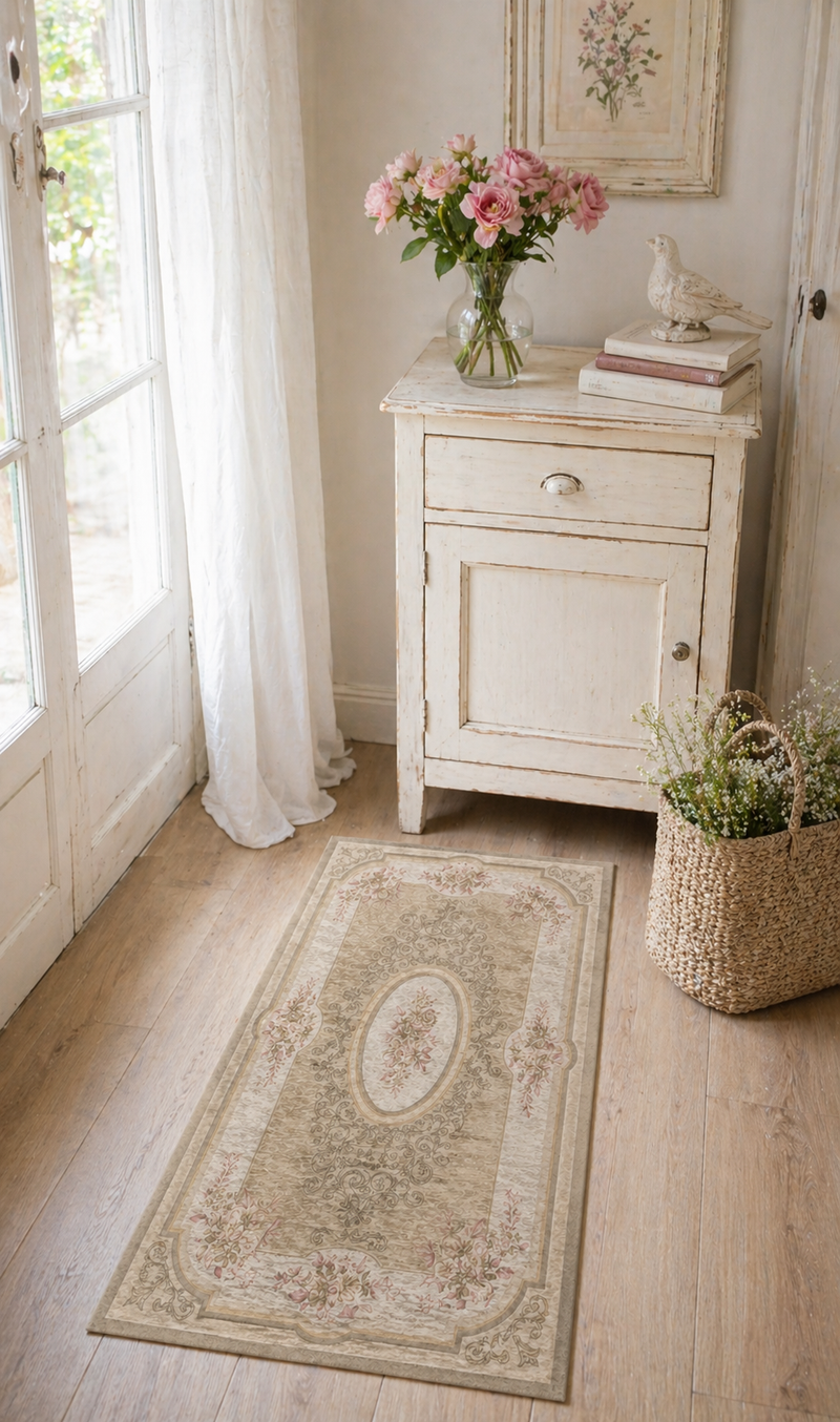 Dove Grey Rug 65x110 cm Fabric Clouds