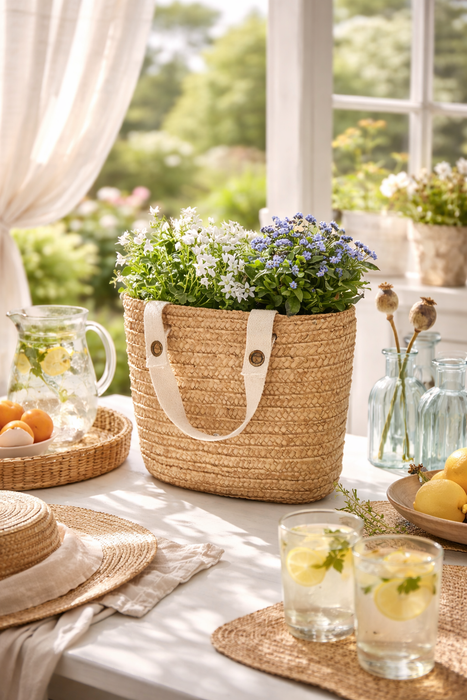 Borsa decorativa in cemento