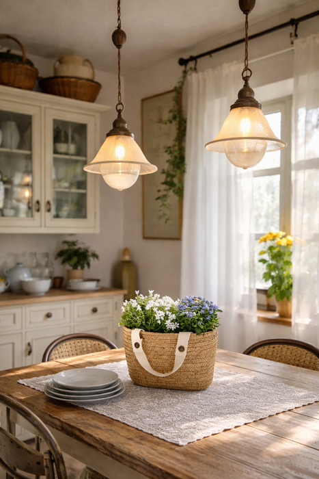 Borsa decorativa in cemento