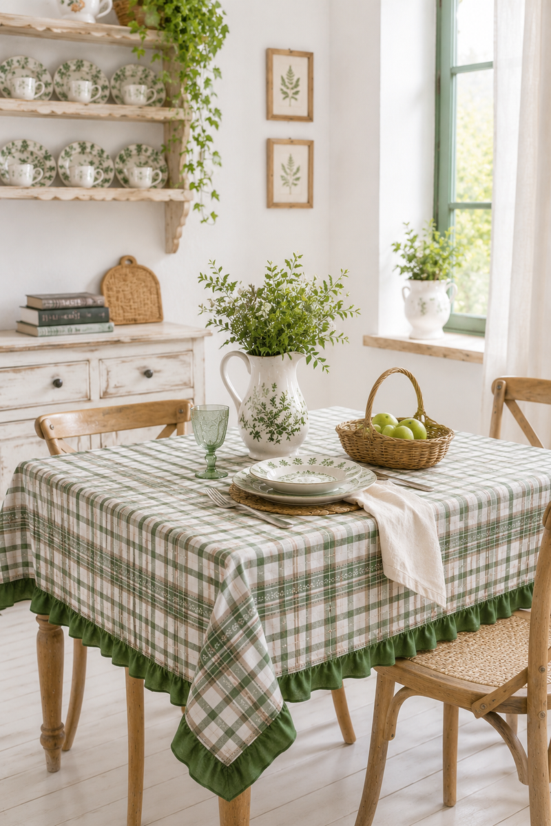 Tovaglia Rettangolare Foresta Nobile Blanc Mariclò 150x280 cm