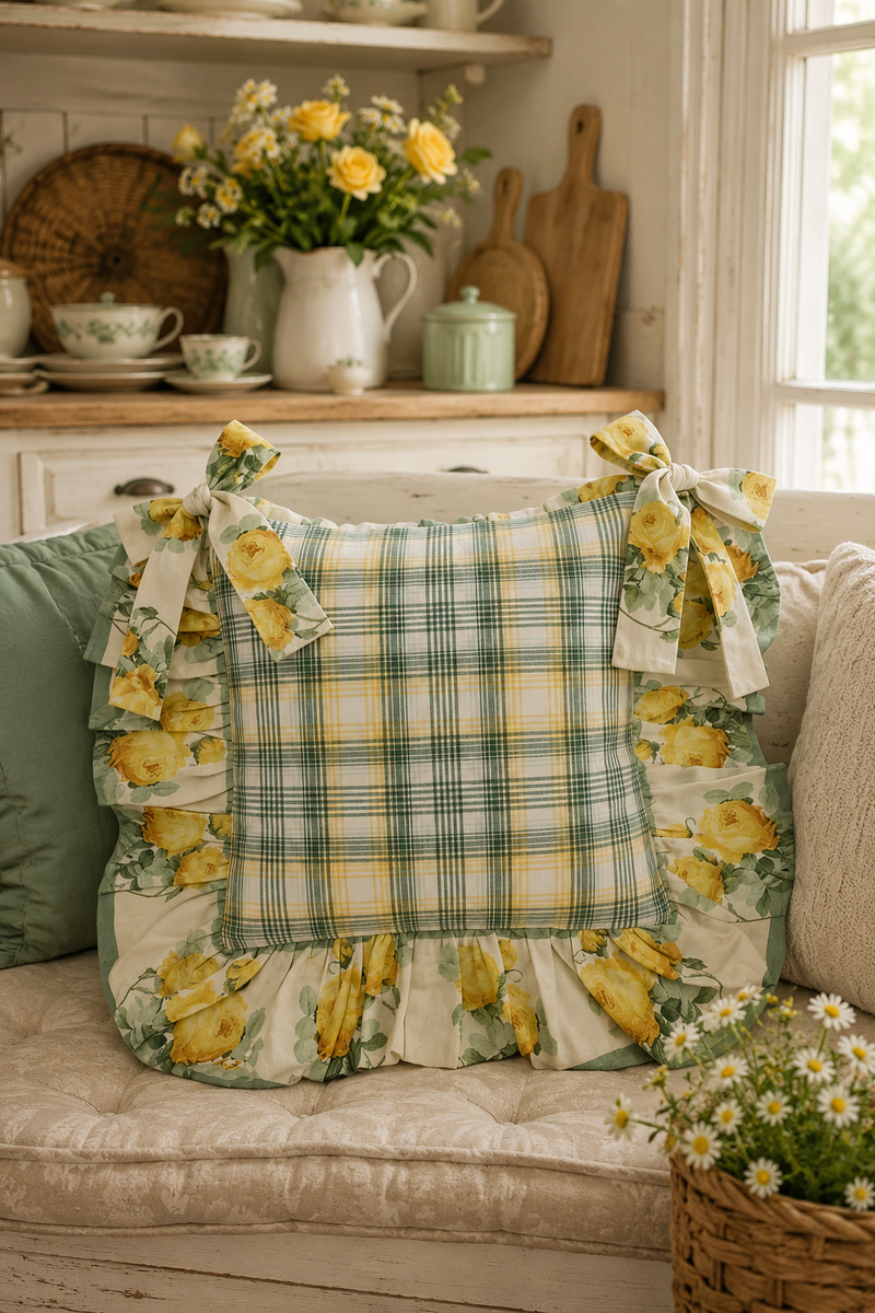 Cuscino Coprisedia Rosa Royale 40x40 cm Blanc Mariclò