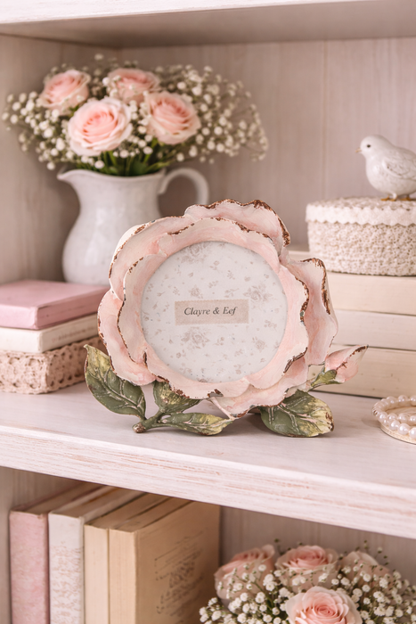 Cornice Portafoto a Fiore in Resina – Clayre & Eef