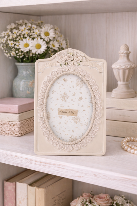 Cornice Portafoto 10x15 cm Clayre & Eef Beige