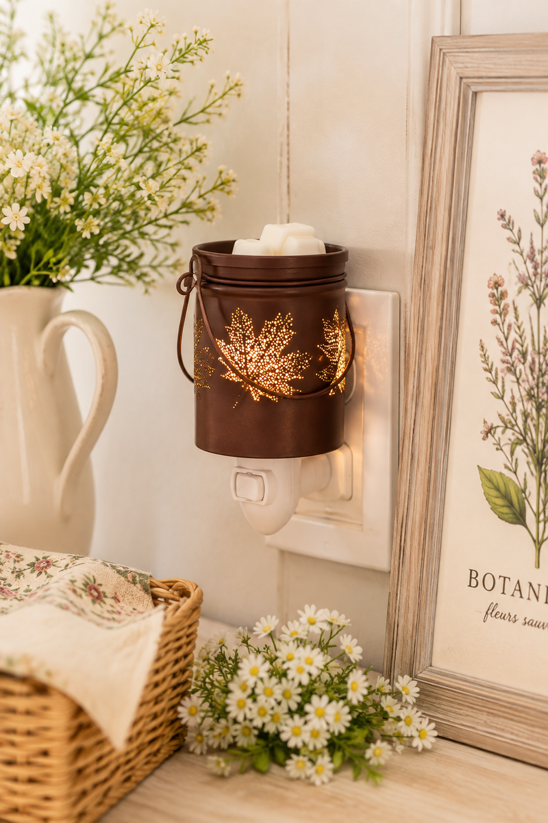 Lampada Scaldacera Elettrica da Presa Fall Leaves – Candle Warmers®