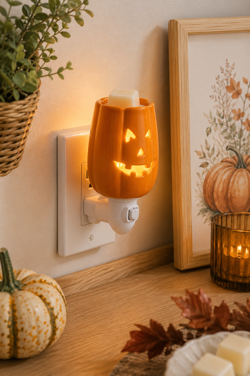 Lampada Scaldacera Elettrica da Presa Jack O’ Lantern – Candle Warmers®