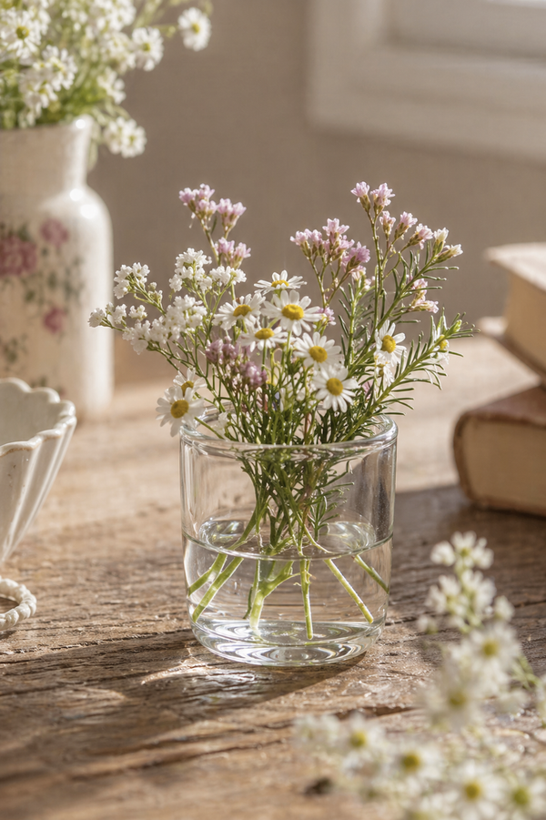 Vaso in vetro trasparente H 7,5 cm -Ib Laursen