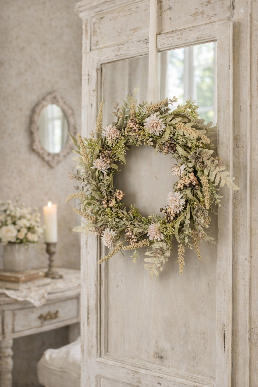 Corona Decorativa Floreale 55x11x55,9 cm –