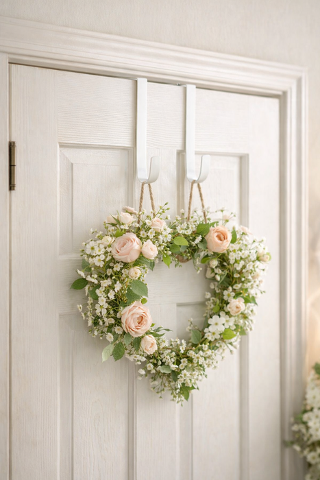 Gancio Doppio per Ghirlanda da Porta