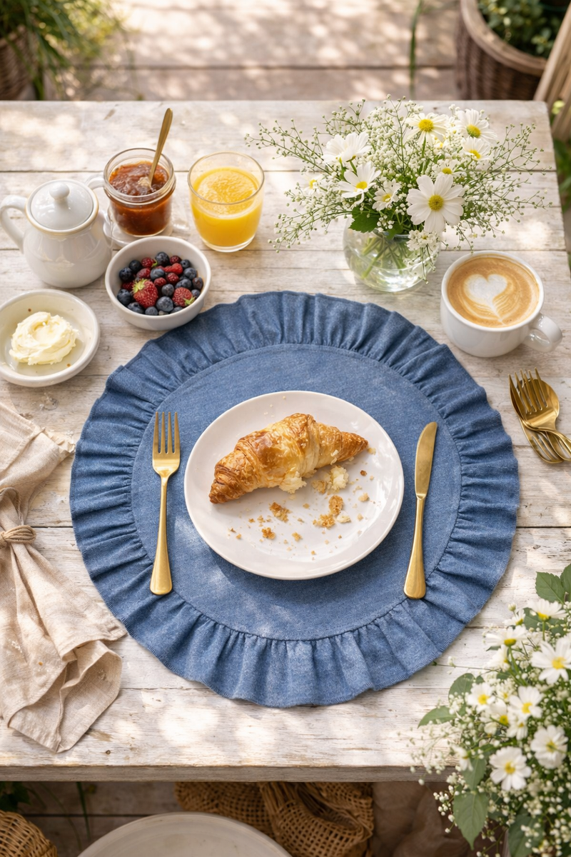 Tovaglietta Denim con Gala – Blanc Mariclò