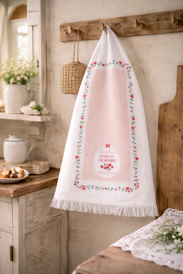 Canovaccio morbido con stampa floreale Clayre & eef