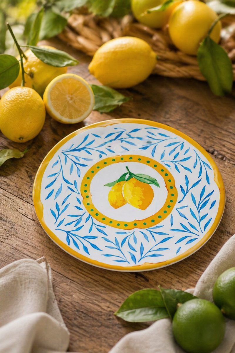 Lemon in garden 6-seat table service