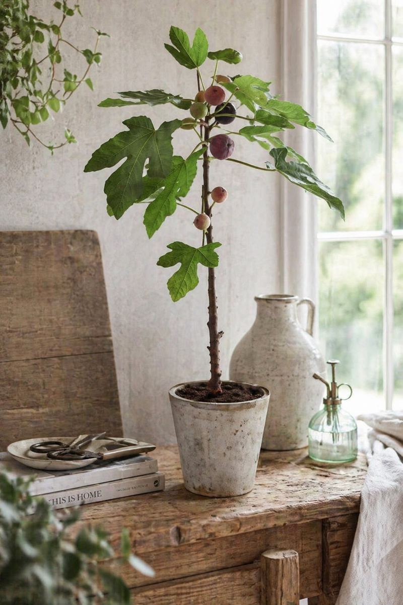 Pianta artificiale di fico -Chic antique