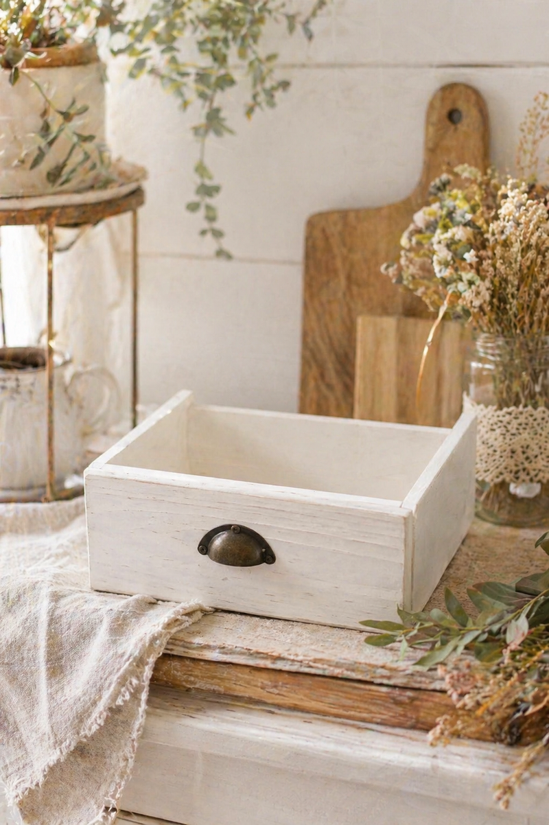 Mykonos white drawer