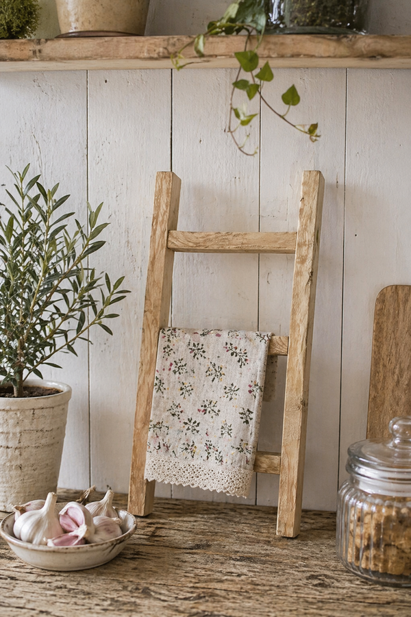 Scaletta Mini Evelyn in legno riciclato