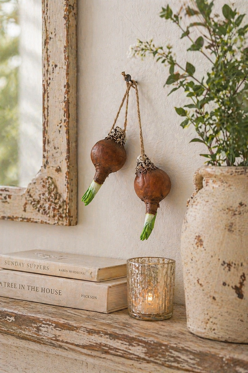 Bulbo Decorativi da Appendere 10 cm in Poliresina