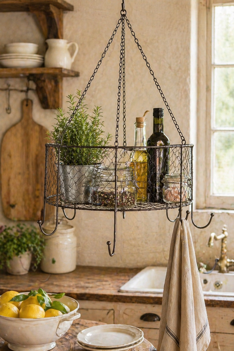 Iron Ceiling Shelf-Boltze