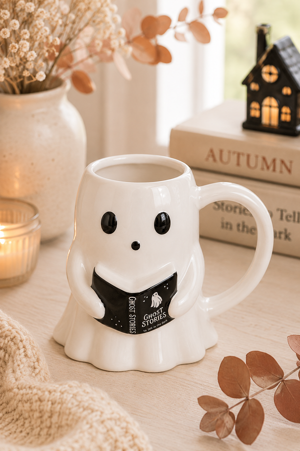 Tazza Halloween con Fantasma in Ceramica