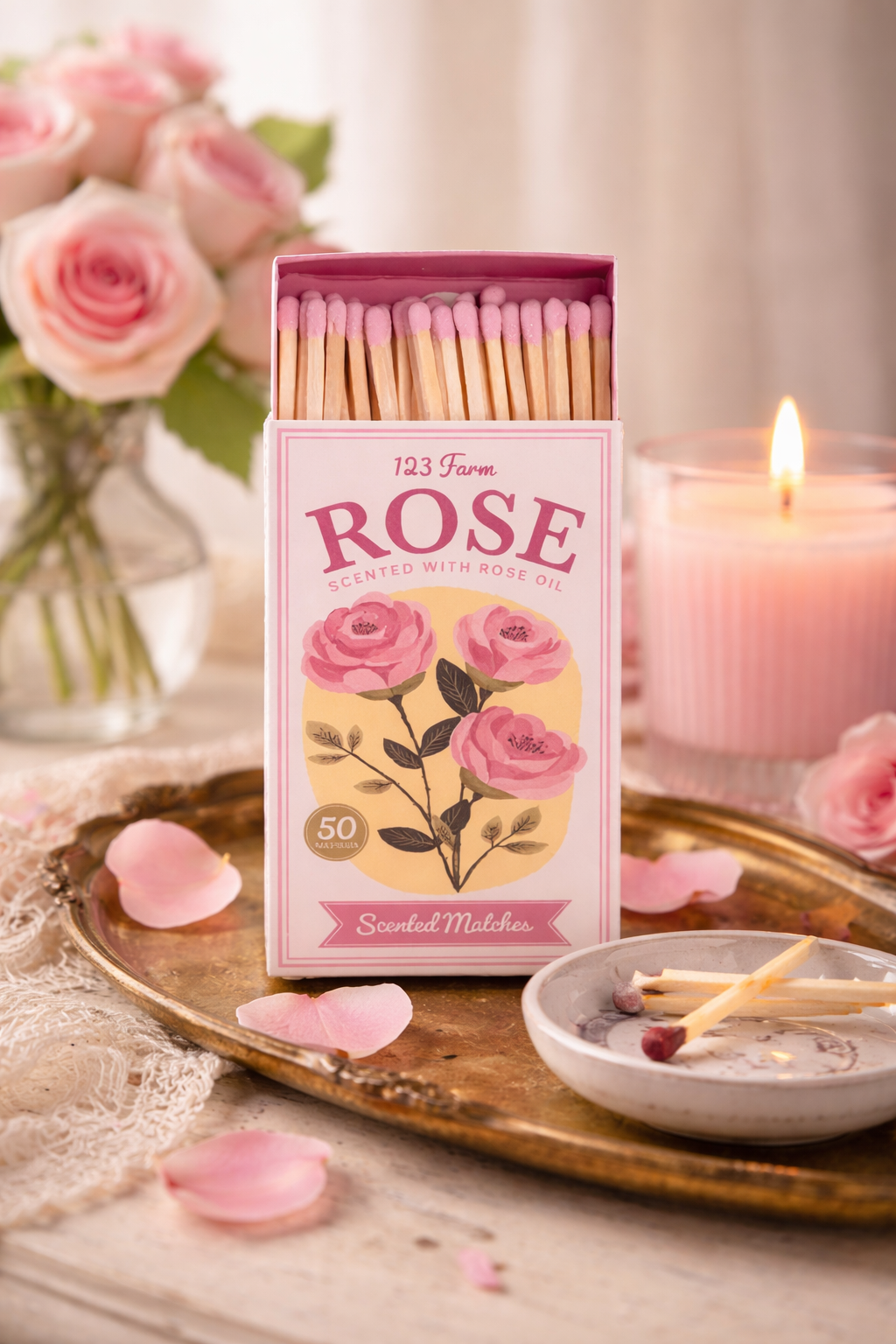 Fiammiferi Profumati alle rose