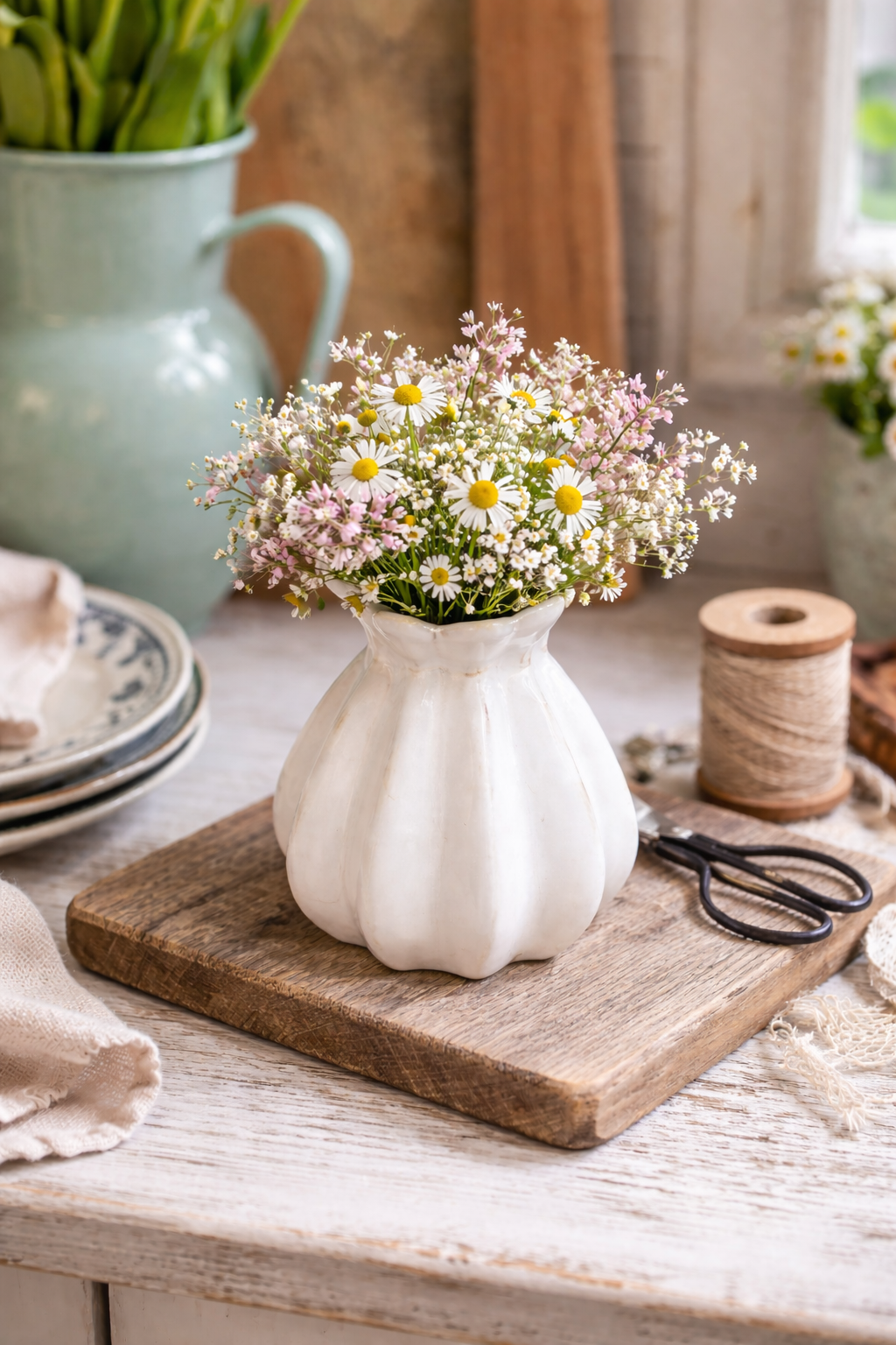 Vaso bocciolo in ceramica