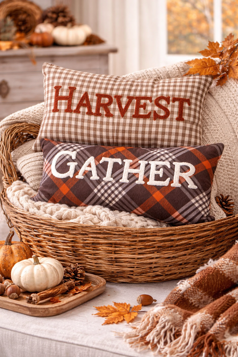 Cuscino Decorativo Autunnale Stile Country Americano