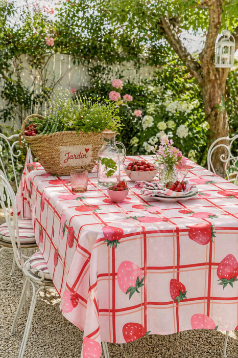 Tovaglia Fragole Outdoor in Poliestere
