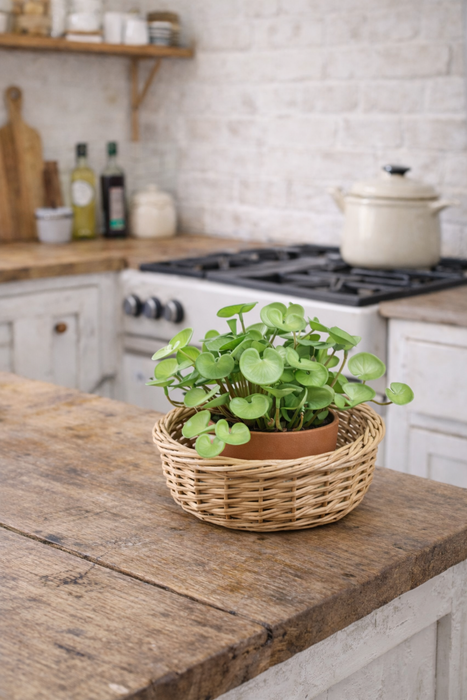 Plante artificielle Centella en pot de 16 cm