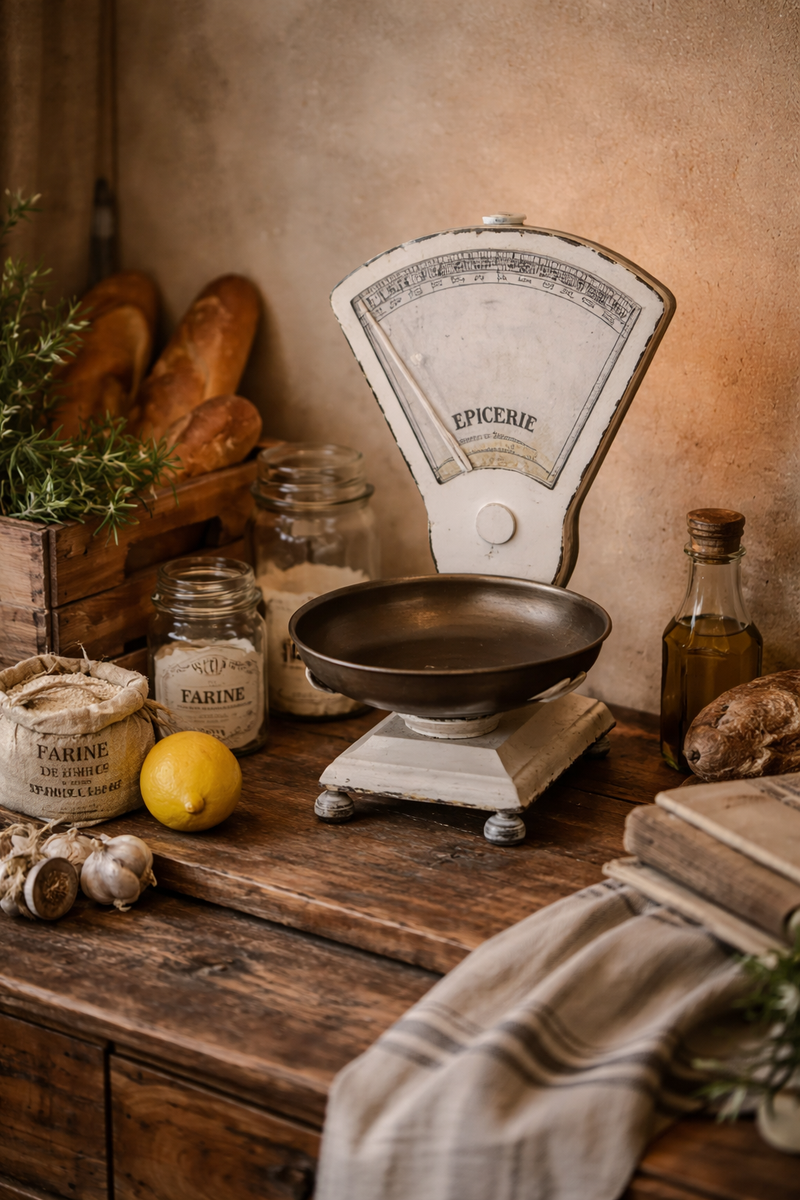Antique decorative balance