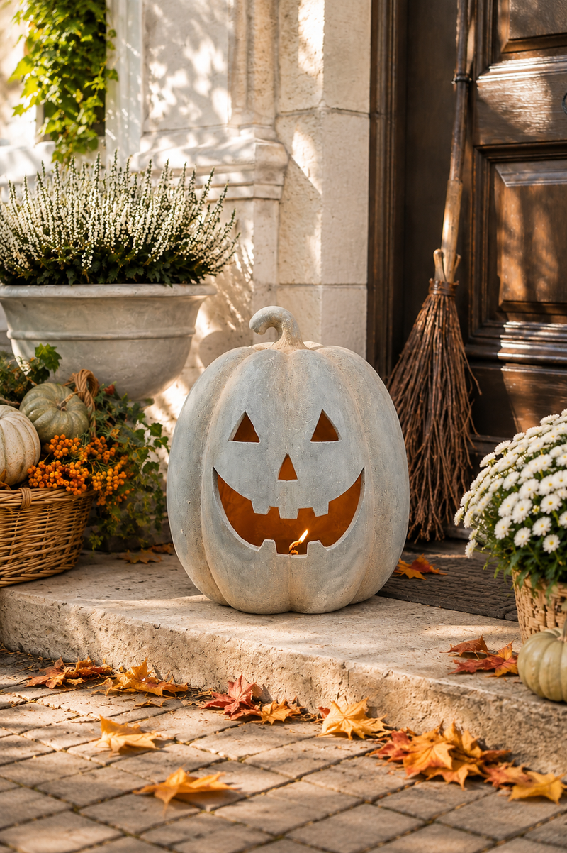 Zucca Decorativa Grigia Clayre & Eef 33x39 cm