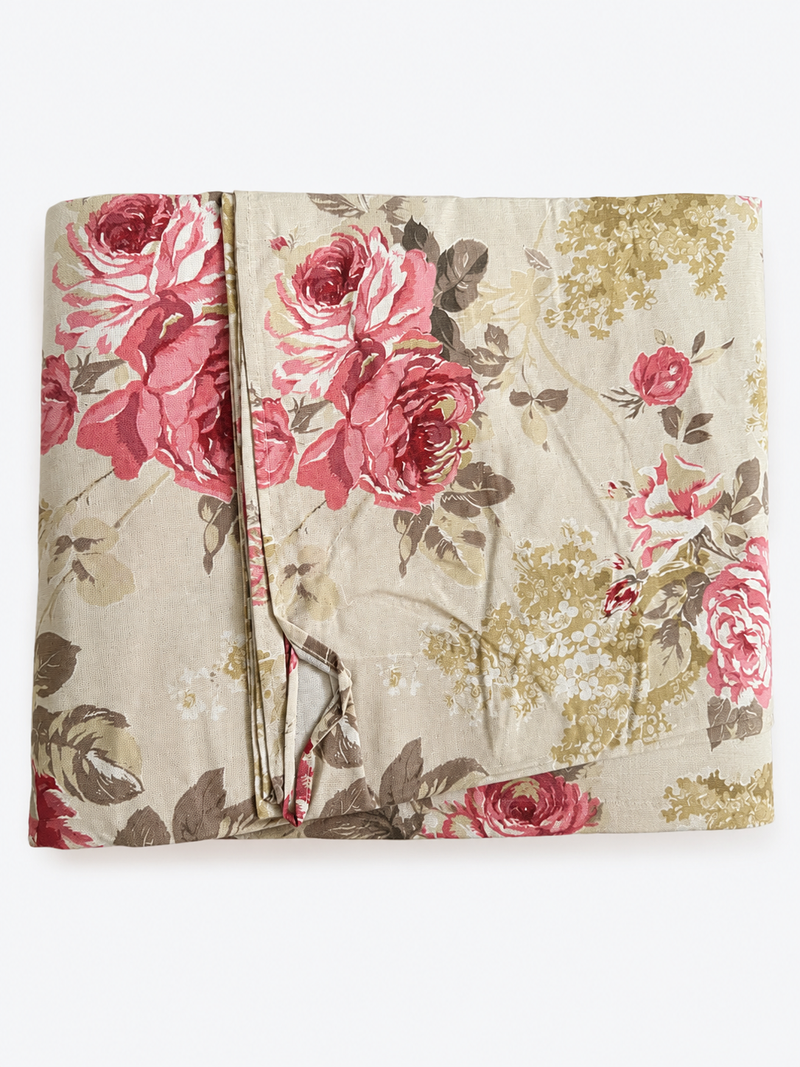 Copripoltrona 1 posto Marta con Rose Stampate in panama