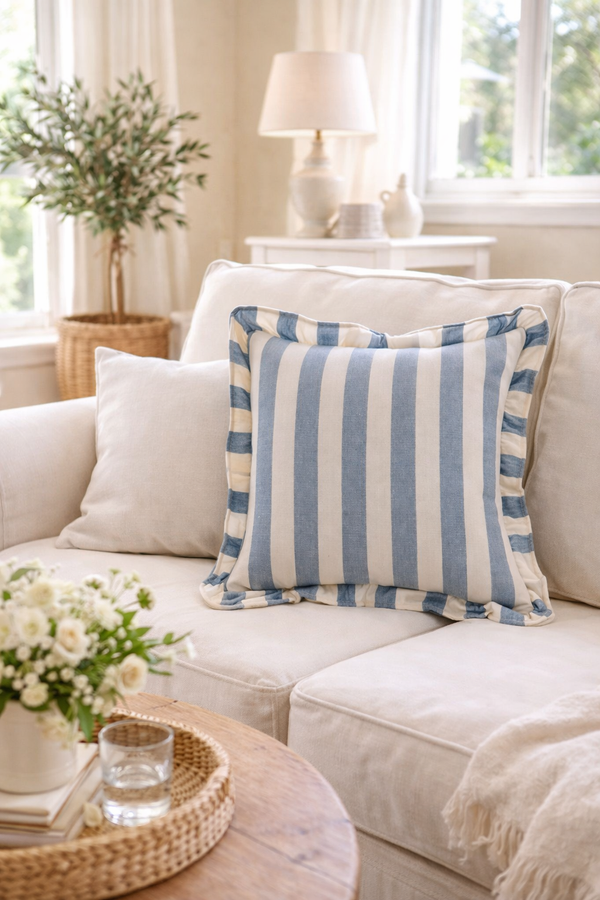 Cuscino a Righe Blanc Mariclò Righe di Sole