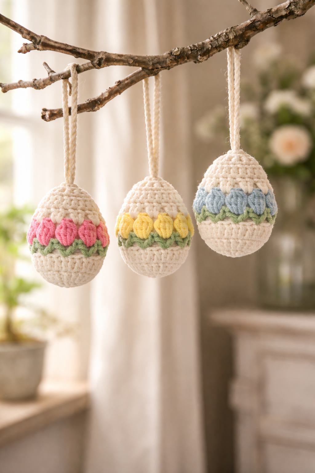 Uovo decorativo in tessuto 5x6x5 cm