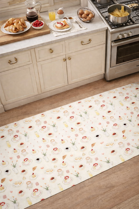 Tappeto in vinile su misura ‘Un Dolce Risveglio’