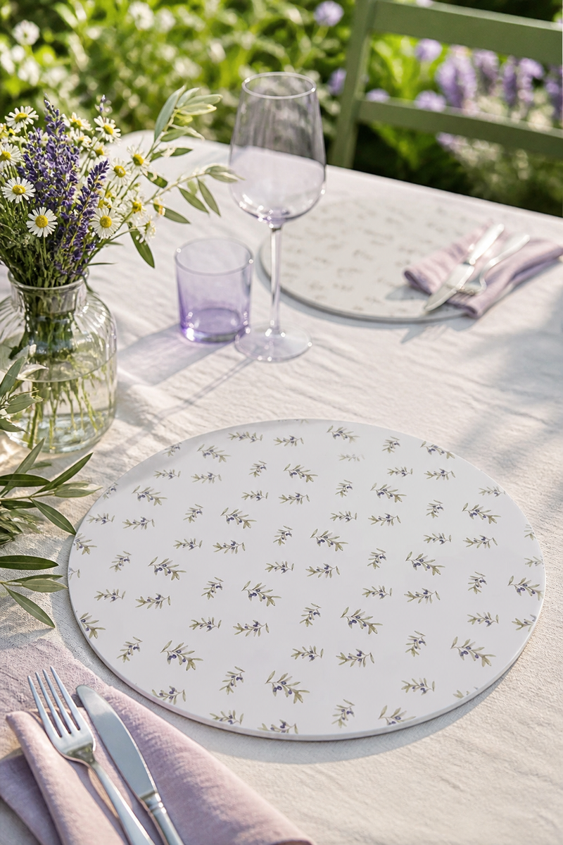 Sottopiatto Ø33 cm con Motivo Olive Clayre & eef