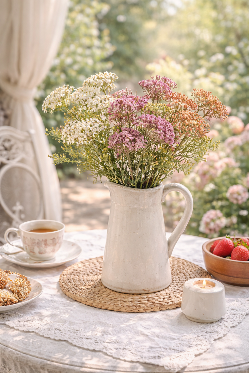 Bouquet di Fiori di Campo Decorativi – Altezza 45 cm Nuvole di Stoffa