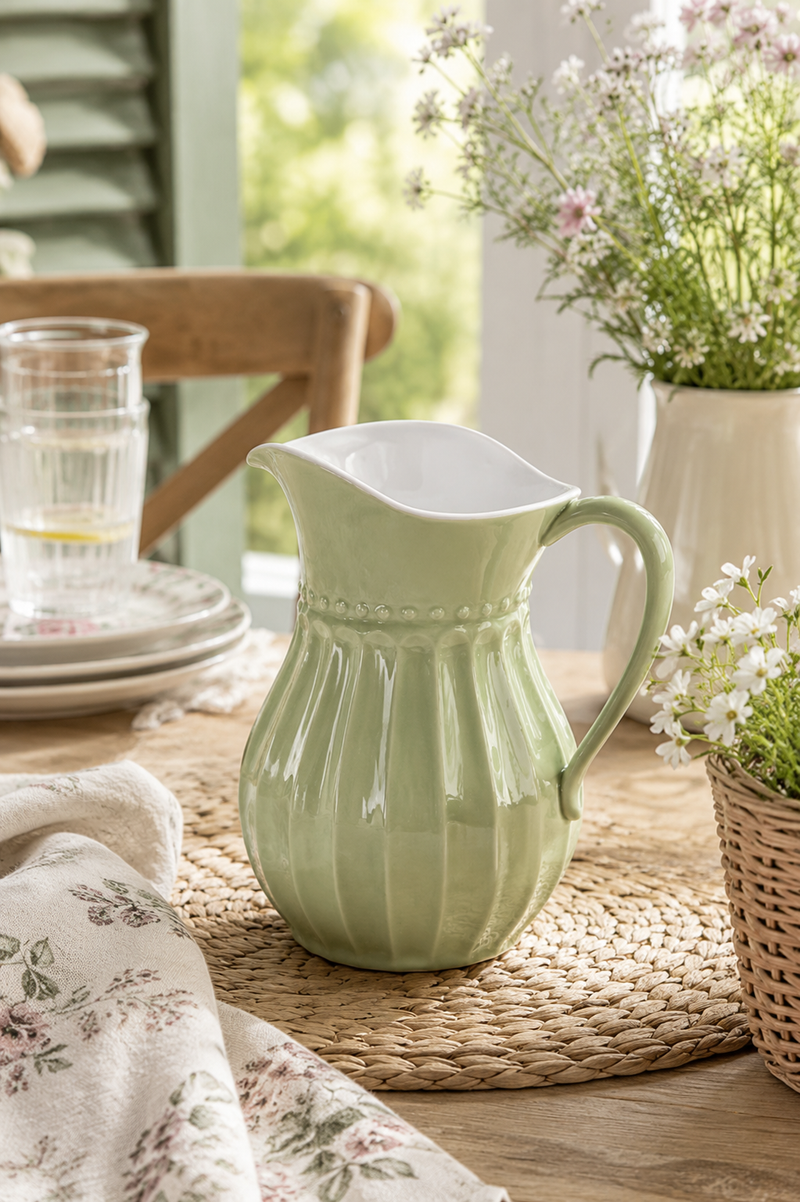 Brocca Verde Nuvole di Stoffa 1,7 Litri