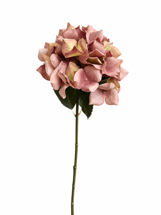 Ortensia Epoque EDG artificiale 53 cm rosa antico sfumato