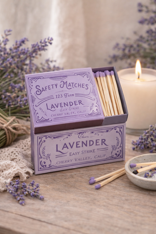 Fiammiferi Profumati alla Lavanda