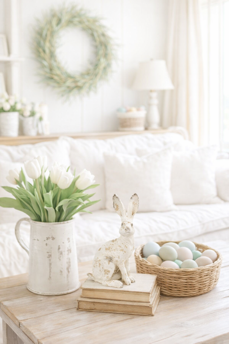 Statua Coniglio Decorativo 26 cm in Poliresina Clayre & eef